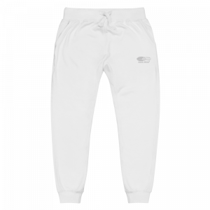 unisex-fleece-sweatpants-white-front-6582cbd5cb7f8